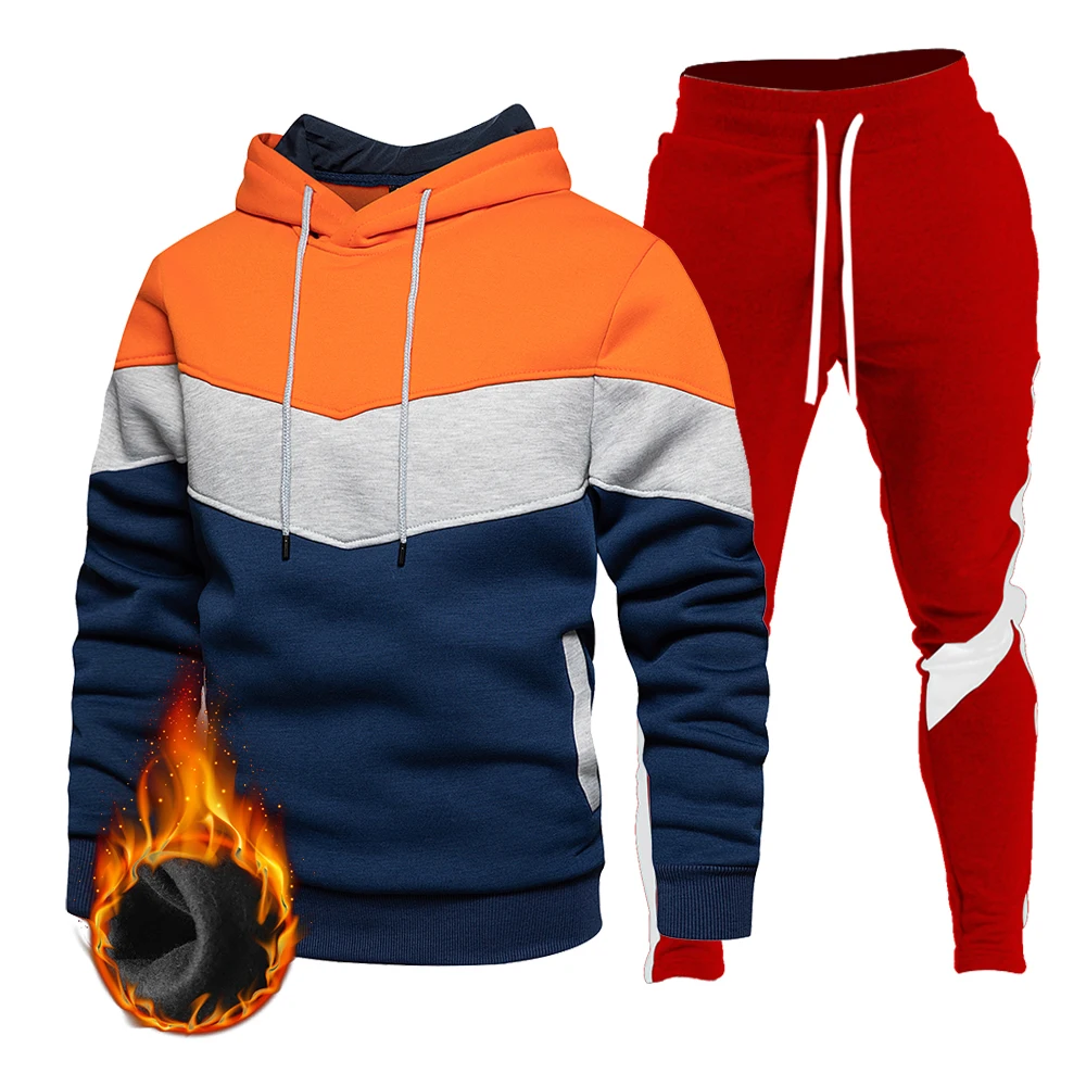 2021 Spring And Autumn Fashion Men's Sports Casual Suit + Pants Two-Piece Splicing Hoodie Solid Color Pullover
2021 Spring And Autumn Fashion Men's Sports Casual Suit + Pants Two-Piece Splicing Hoodie Solid Color Pullover