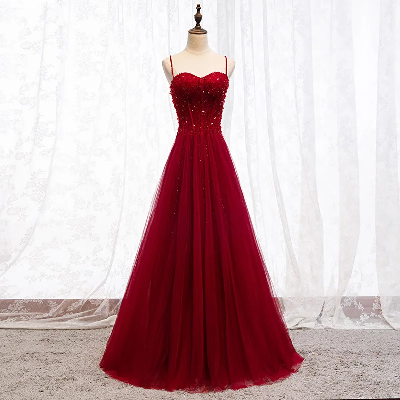 Burgundy Handmade beaded Female QiapoTemperament Cheongsam Elegant Evening Party Dress Banquet Robe De Soiree Vestidos
Burgundy Handmade beaded Female QiapoTemperament Cheongsam Elegant Evening Party Dress Banquet Robe De Soiree Vestidos
