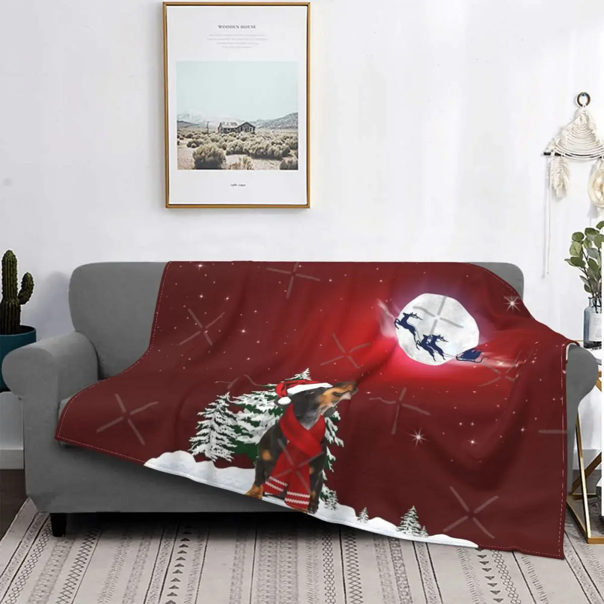 Dachshund Dog Looking At Flying Santa Blanket Bedspread Bed Plaid Bed Plaid Sofa Cover Picnic Blanket Picnic Bedspread
Dachshund Dog Looking At Flying Santa Blanket Bedspread Bed Plaid Bed Plaid Sofa Cover Picnic Blanket Picnic Bedspread