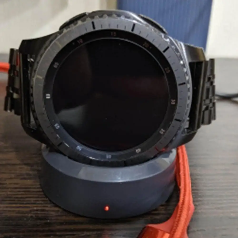 Беспроводное быстрое зарядное устройство для Samsung Gear S3/S2 портативное Watch 46 мм/42 мм