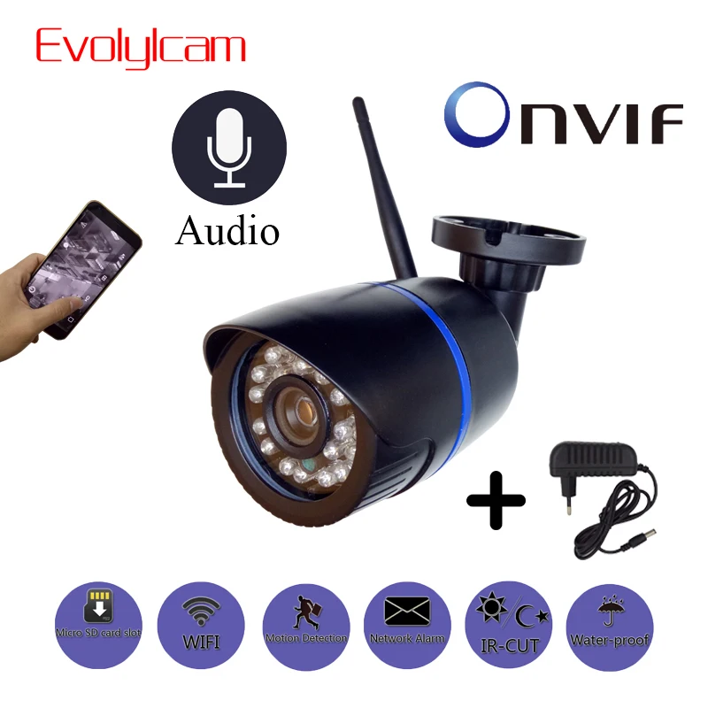 Wireless Audio Sony Imx307 Sensor HD 1080P 2MP IP Camera H.265 WiFi Onvif Security CCTV Camera Night Vision Video Surveillance
Wireless Audio Sony Imx307 Sensor HD 1080P 2MP IP Camera H.265 WiFi Onvif Security CCTV Camera Night Vision Video Surveillance