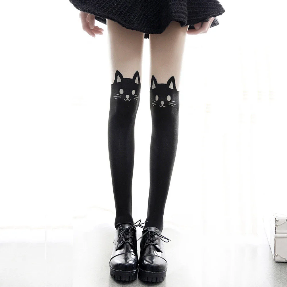 Japanese-style Cartoon CAT Printed Joint Silk Stockings Cute Students GIRL'S COS Socks Stockings Meng Female Spring
Japanese-style Cartoon CAT Printed Joint Silk Stockings Cute Students GIRL'S COS Socks Stockings Meng Female Spring