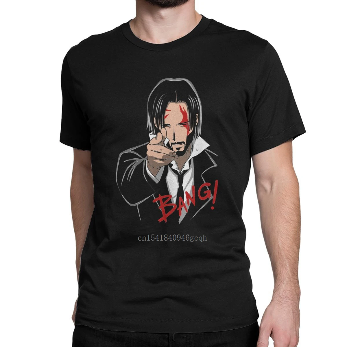 See You Baba Yaga John Wick T-Shirts Men Sanchez Keanu Vintage Pure Cotton Tee Shirt Round Neck T Shirts Classic Clothing
See You Baba Yaga John Wick T-Shirts Men Sanchez Keanu Vintage Pure Cotton Tee Shirt Round Neck T Shirts Classic Clothing
