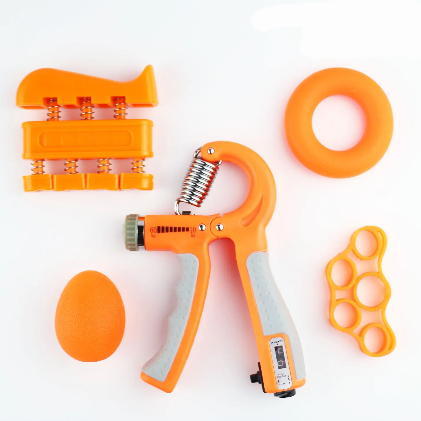 5Pcs/Set Adjustable Heavy Spring Grips Power Strength Hand Trainer Portable Finger Gym Equipment Available For Men And Women
5Pcs/Set Adjustable Heavy Spring Grips Power Strength Hand Trainer Portable Finger Gym Equipment Available For Men And Women