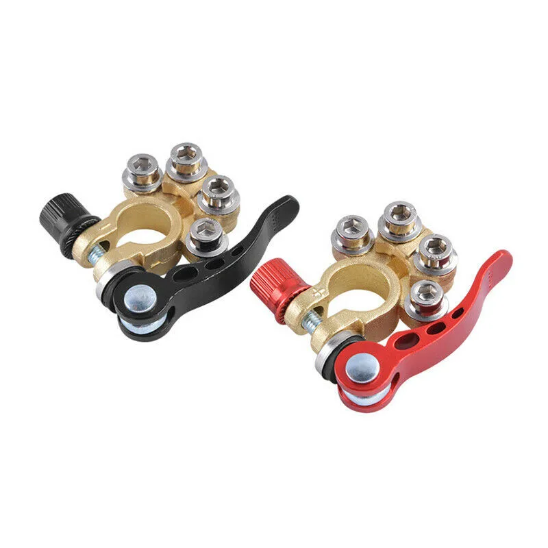 2pcs Universal 12V 24V Copper Heavy Duty Battery Top Post Cable Terminal Wire Disconnect Switch Link Accessories
2pcs Universal 12V 24V Copper Heavy Duty Battery Top Post Cable Terminal Wire Disconnect Switch Link Accessories