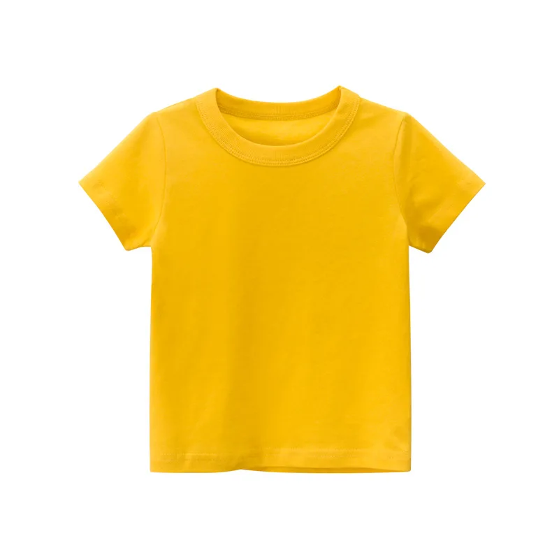 2022 New Children's Solid Color T-shirt Round Neck Short-sleeved T-shirt Boys Tops Fashion Girls T-shirts
2022 New Children's Solid Color T-shirt Round Neck Short-sleeved T-shirt Boys Tops Fashion Girls T-shirts