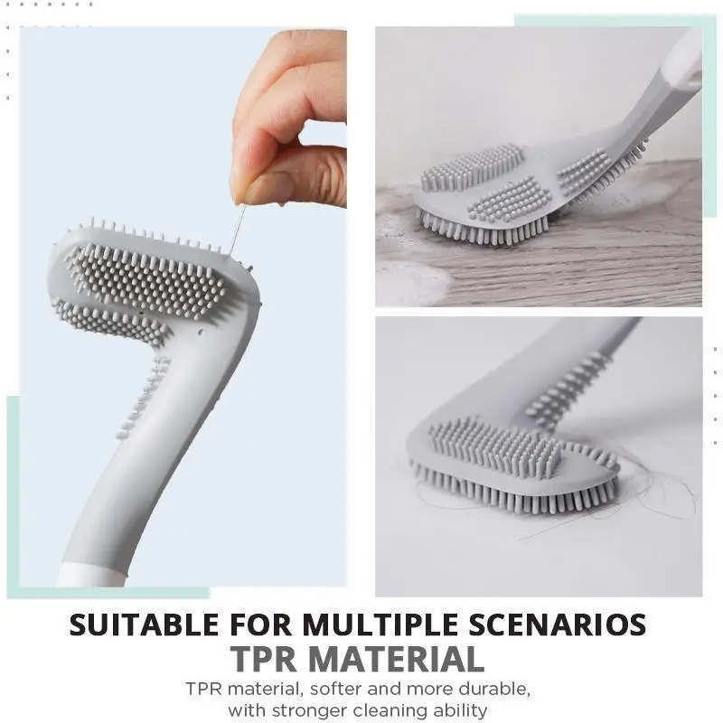 Long Handle Toilet Brush Golf Toilet Brush Wall-Mounted Cleaning Silicone Flexible Bristles Brush Bathroom Set WC Accessories 
Long Handle Toilet Brush Golf Toilet Brush Wall-Mounted Cleaning Silicone Flexible Bristles Brush Bathroom Set WC Accessories