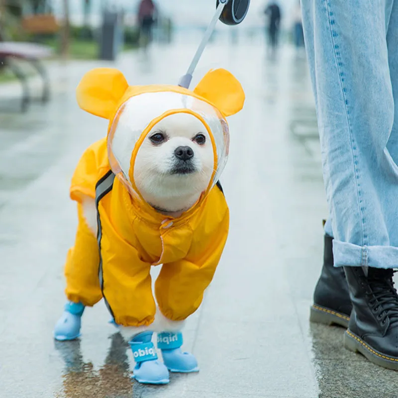 Pet Dog Raincoat Hooded Reflective Puppy Small Dog Rain Coat Waterproof for Dogs Soft Breathable Mesh Dog Clothes
Pet Dog Raincoat Hooded Reflective Puppy Small Dog Rain Coat Waterproof for Dogs Soft Breathable Mesh Dog Clothes