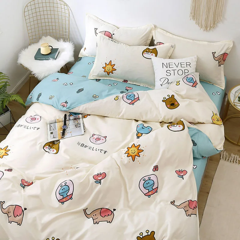Home Simple Bedding Sets With Pillowcase Duvet Cover Sets Bed Sheet Sanded Single Double Queen Size Quilt Covers Bedclothes
Home Simple Bedding Sets With Pillowcase Duvet Cover Sets Bed Sheet Sanded Single Double Queen Size Quilt Covers Bedclothes