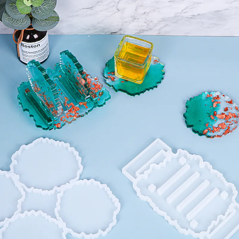 Coaster Mold Set DIY Epoxy Resin Silicone Mold Storage Kitchen Anti-Scald Heat Insulation Pad Home Desktop Decoration
Coaster Mold Set DIY Epoxy Resin Silicone Mold Storage Kitchen Anti-Scald Heat Insulation Pad Home Desktop Decoration