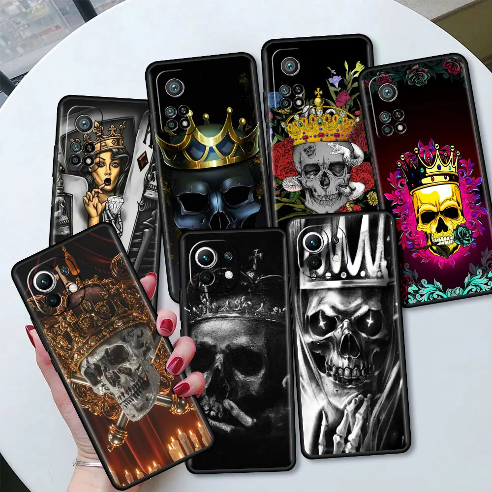 Black Soft Case for Xiaomi Mi 10T Pro 11 9T CC9 CC9E Note 10 A2 Lite Tpu Cover Shockproof Phone Cover Crown Skeleton Skull
Black Soft Case for Xiaomi Mi 10T Pro 11 9T CC9 CC9E Note 10 A2 Lite Tpu Cover Shockproof Phone Cover Crown Skeleton Skull
