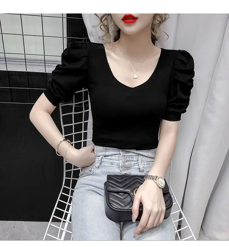 Cotton T Shirt Women Fashion 2021 Summer Plus Size Puff Sleevev Harajuku Sexy Crop Tops Casual Tees Female Tshirt Streetwear
Cotton T Shirt Women Fashion 2021 Summer Plus Size Puff Sleevev Harajuku Sexy Crop Tops Casual Tees Female Tshirt Streetwear