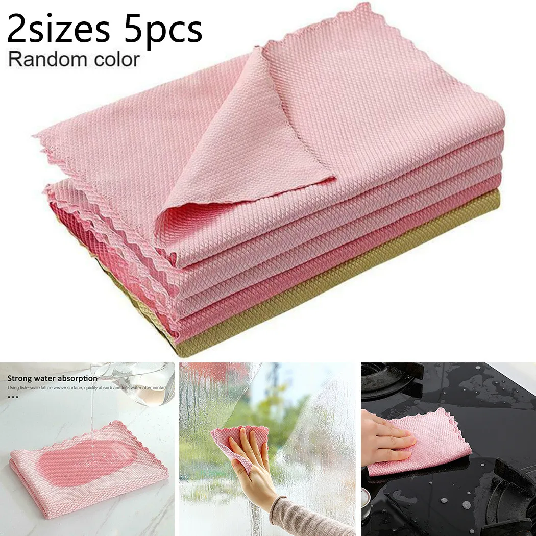 5PCS/Set Fish Scale Microfiber Polishing Cleaning Cloth Random Color Fish Scale Rags Do Not Leave Marks On Cleaning Cloth
5PCS/Set Fish Scale Microfiber Polishing Cleaning Cloth Random Color Fish Scale Rags Do Not Leave Marks On Cleaning Cloth