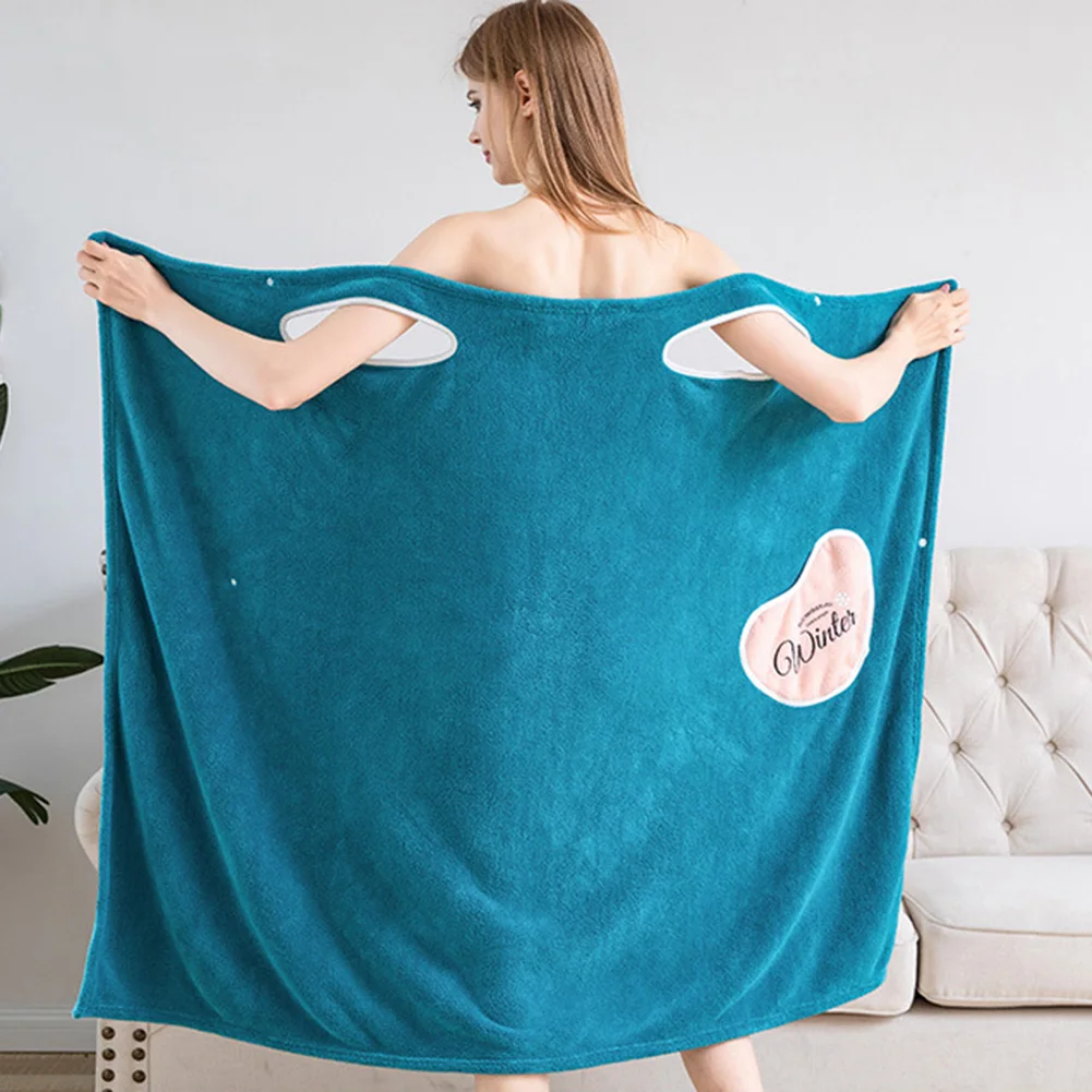 Newly Women Quick Dry Wearable Microfiber Plush Bathrobes Thick Super Absorbent Cute Adult Bathing Bath Skirt Beach Towels
Newly Women Quick Dry Wearable Microfiber Plush Bathrobes Thick Super Absorbent Cute Adult Bathing Bath Skirt Beach Towels