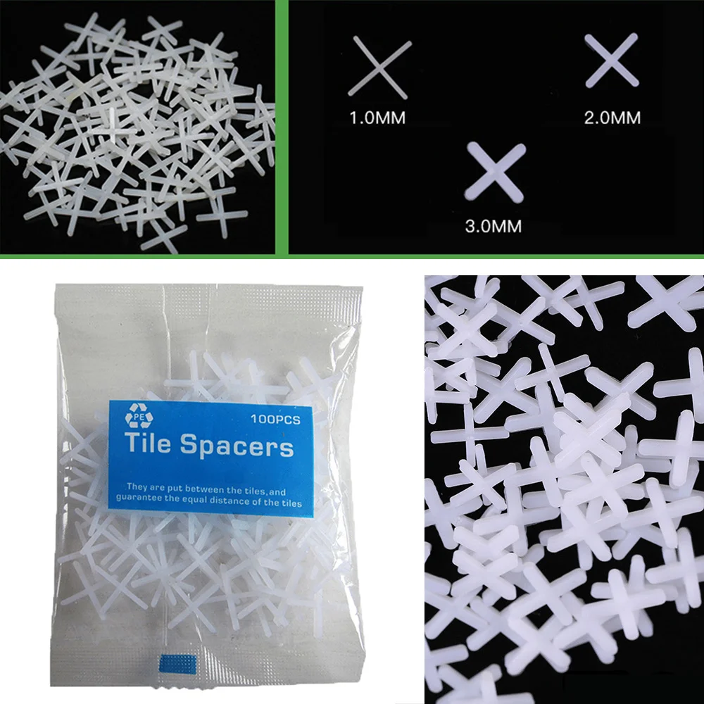 Hard-wearing Plastic Tile Tiles Cross Spacer 100 Pcs Removable Plastic Tile Crosses Tile Spacers Professional Accessories
Hard-wearing Plastic Tile Tiles Cross Spacer 100 Pcs Removable Plastic Tile Crosses Tile Spacers Professional Accessories