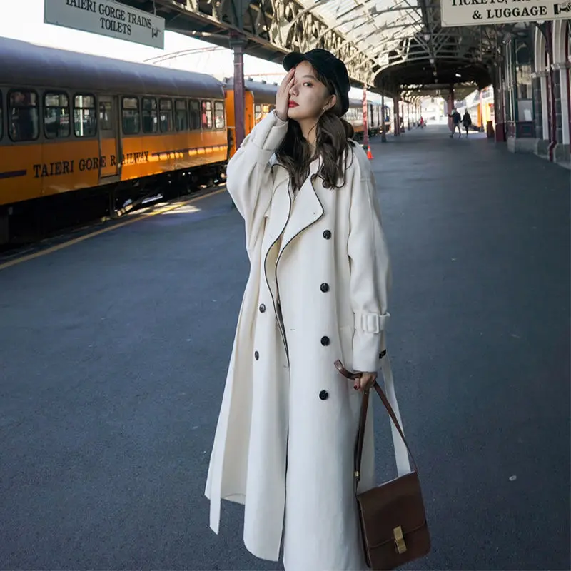 Woolen coat women's autumn and winter 2021 new Hepburn wind long small gentle casual net red coat
Woolen coat women's autumn and winter 2021 new Hepburn wind long small gentle casual net red coat