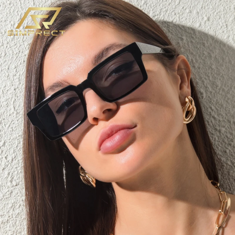 SIMPRECT 2022 Ins Hot Square Sunglasses Women Luxury Brand Designer Fashion Sun Glasses Vintage UV400 Shades For Women oculos
SIMPRECT 2022 Ins Hot Square Sunglasses Women Luxury Brand Designer Fashion Sun Glasses Vintage UV400 Shades For Women oculos