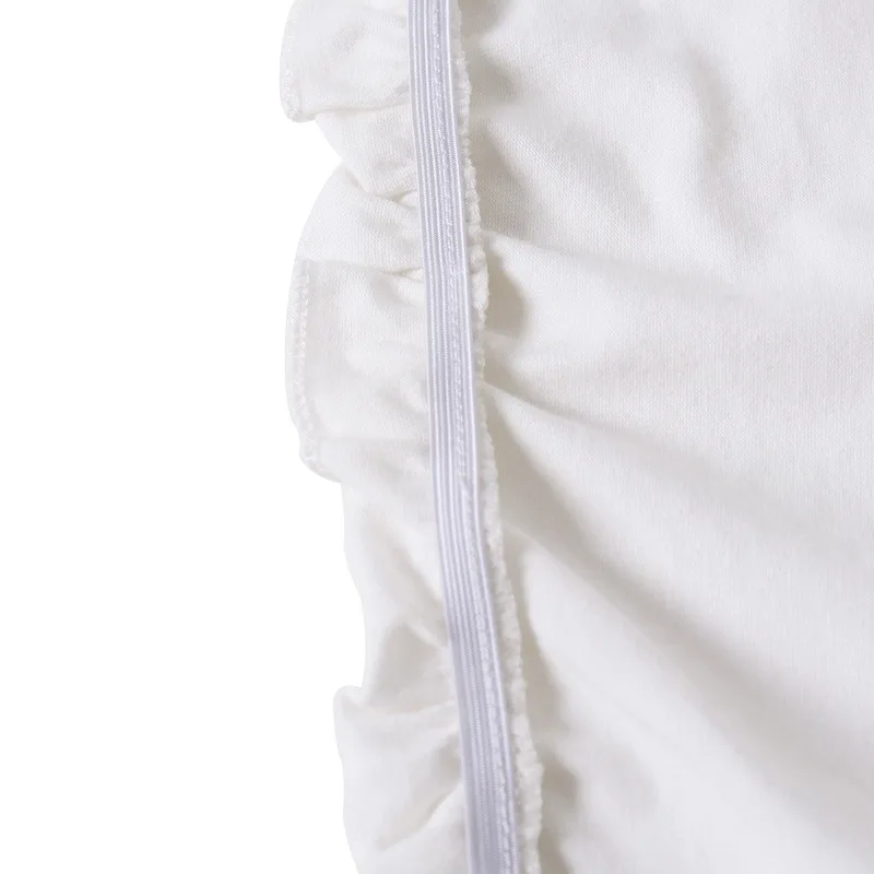 FORERUN White Crop Top Women Summer Deep V Neck Lace Up Bandage Sexy Ruffle Tank Tops
FORERUN White Crop Top Women Summer Deep V Neck Lace Up Bandage Sexy Ruffle Tank Tops
