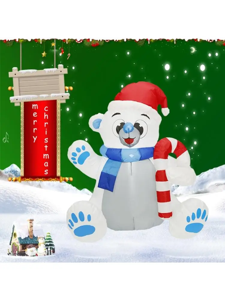 1.2M Inflatable Bear Model Illuminated Air Blown Figure Yard Outdoor Garden Toy
1.2M Inflatable Bear Model Illuminated Air Blown Figure Yard Outdoor Garden Toy