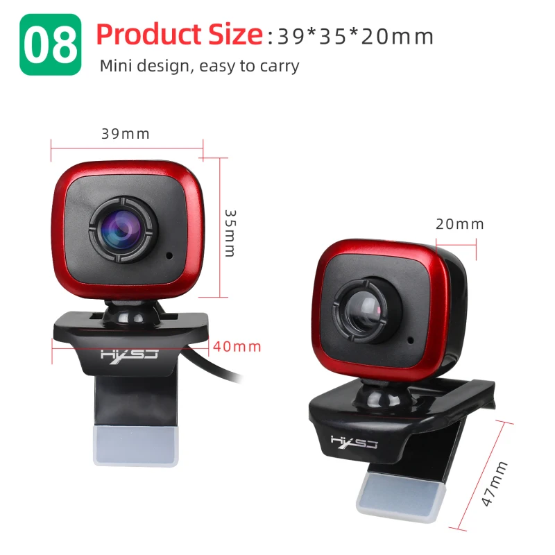 Web Camera Webcam For Both Laptop and Desktop Live Broadcast Computer Notebook HD Camera 360 Degrees Rotatable With Microphone
Web Camera Webcam For Both Laptop and Desktop Live Broadcast Computer Notebook HD Camera 360 Degrees Rotatable With Microphone