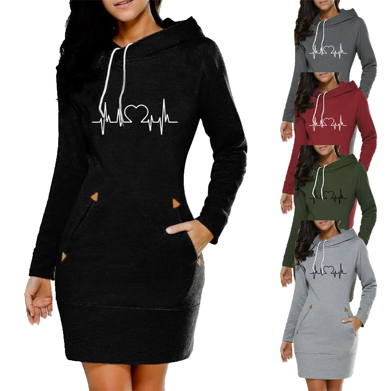 2021 Super Long Autumn And Winter Women's Hoodie Sweatshirt Warm Hooded Drawstring Pullover Plus Size Dress
2021 Super Long Autumn And Winter Women's Hoodie Sweatshirt Warm Hooded Drawstring Pullover Plus Size Dress