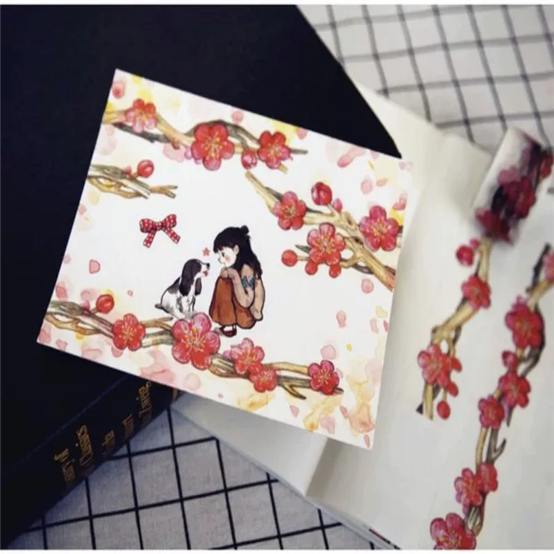 Wintersweet Journal Masking Tape Adhesive Tape DIY Scrapbooking Sticker Label Washi Tapes
Wintersweet Journal Masking Tape Adhesive Tape DIY Scrapbooking Sticker Label Washi Tapes