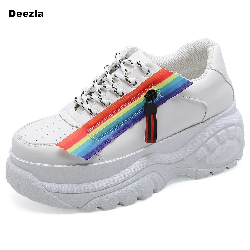 DEEZLA white chunky sneakers women 2020 fashion platform Casual shoes Spring Autumn Breathable Woman vulcanized shoes Female New
DEEZLA white chunky sneakers women 2020 fashion platform Casual shoes Spring Autumn Breathable Woman vulcanized shoes Female New