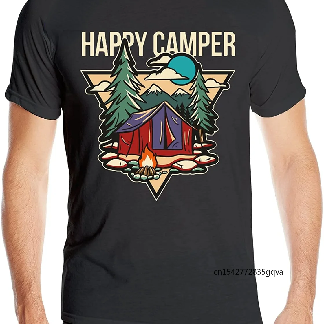 T-Shirts Unisex Happy Camper Short Sleeve Round Neck Soft Top Shirt T-Shirt Fit and Comfortable
T-Shirts Unisex Happy Camper Short Sleeve Round Neck Soft Top Shirt T-Shirt Fit and Comfortable