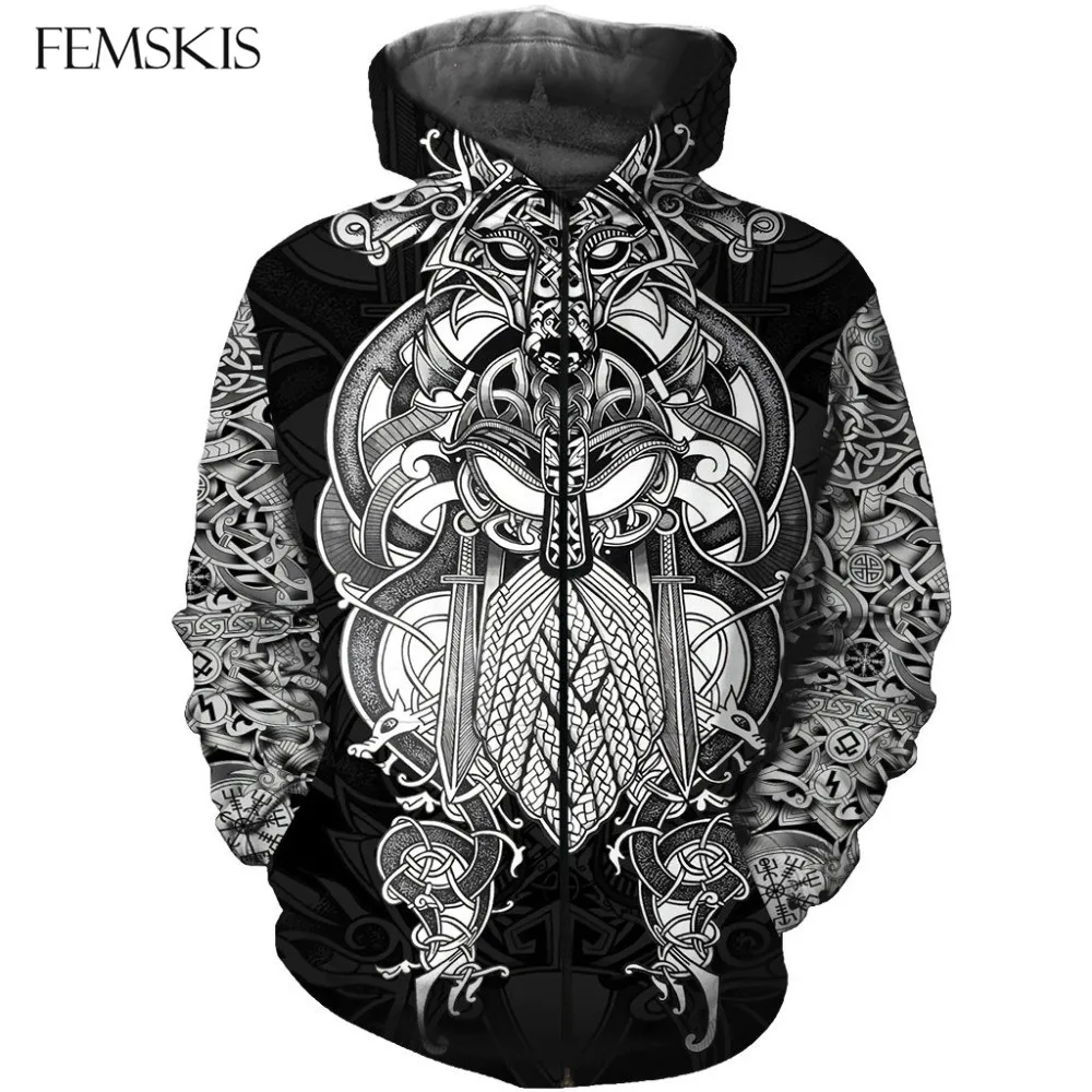 FEMSKIS 3D Zipper Hooded Viking Tattoo 3D All Over Printed Unisex Hoody Men Women Hoodies Streetwear Casual Sweatshirts Jackets
FEMSKIS 3D Zipper Hooded Viking Tattoo 3D All Over Printed Unisex Hoody Men Women Hoodies Streetwear Casual Sweatshirts Jackets