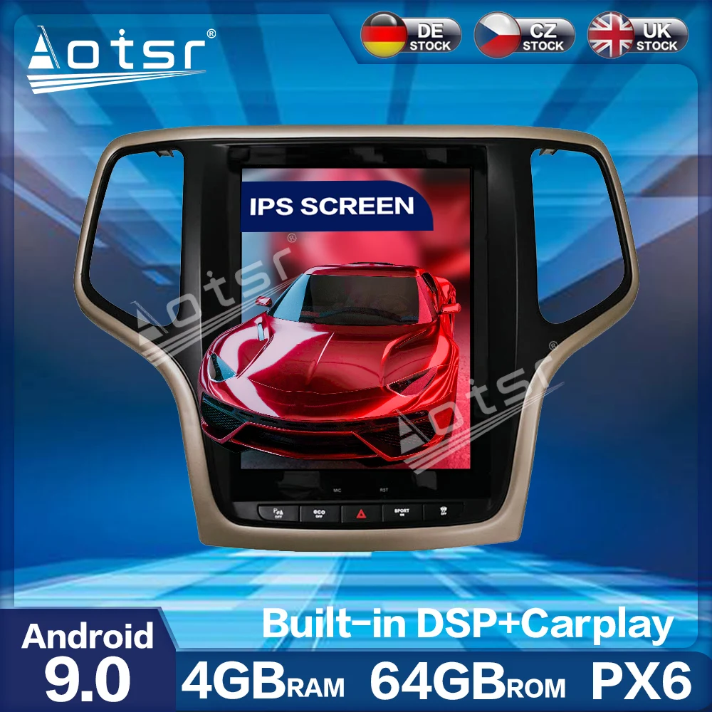 Автомагнитола Tesla 4 + 64 ГБ, для Jeep Grand Cherokee 2014 -2018, Android 9, HD, GPS-навигация, DSP, carplay, Wi-Fi, BT
Автомагнитола Tesla 4 + 64 ГБ, для Jeep Grand Cherokee 2014 -2018, Android 9, HD, GPS-навигация, DSP, carplay, Wi-Fi, BT