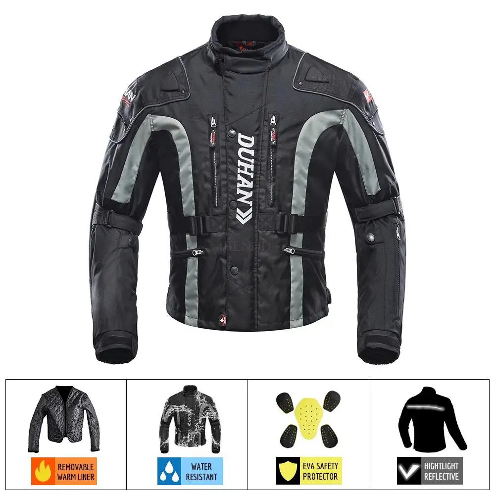 Motorcycle Jacket Windproof Protective Gear Wearable Moto Motocross Jacket Off-road Riding Equipment With Protective Gear
Motorcycle Jacket Windproof Protective Gear Wearable Moto Motocross Jacket Off-road Riding Equipment With Protective Gear