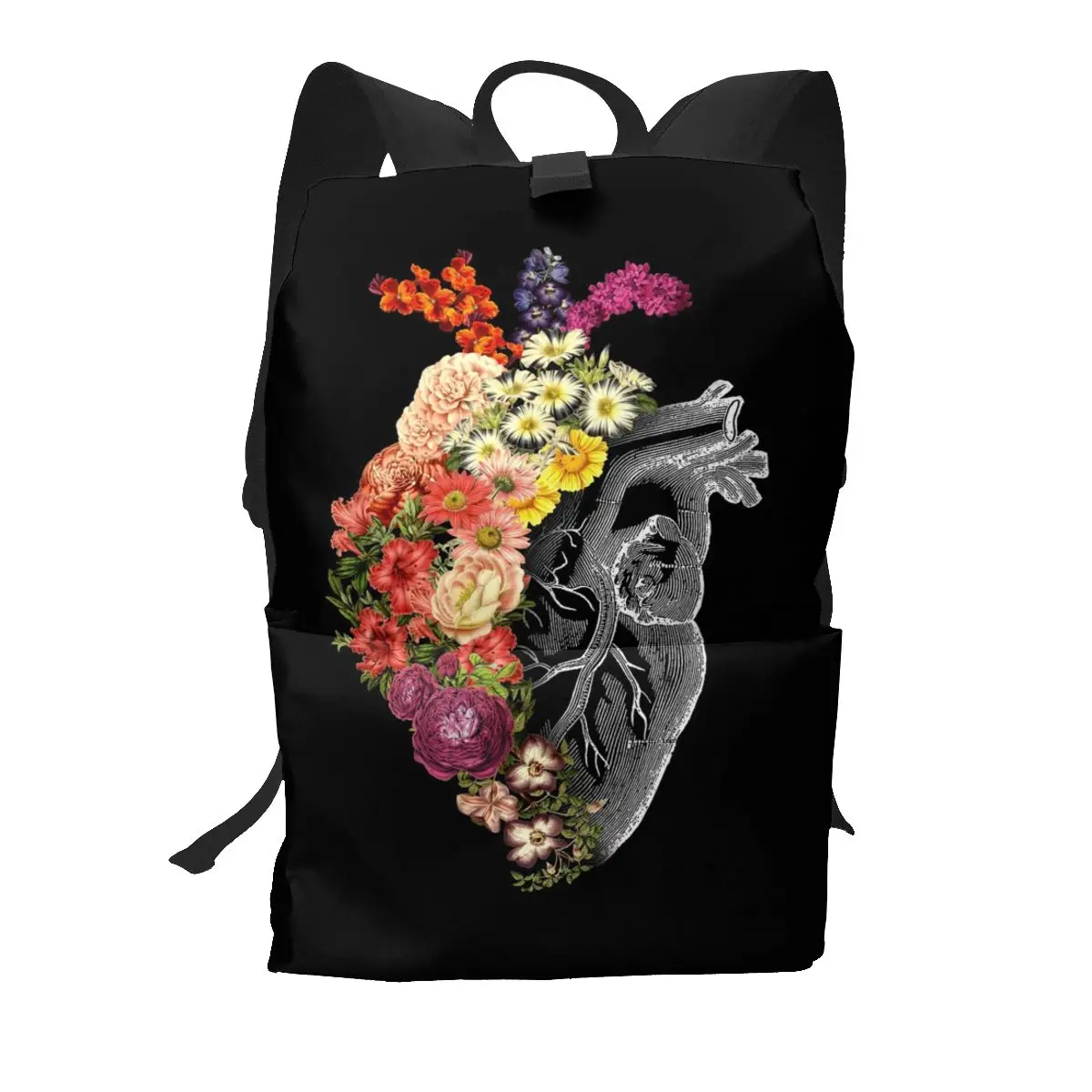 Flower Heart Spring Backpacks Leaves Pattern Big Beautiful Polyester Backpack Business Male Bags
Flower Heart Spring Backpacks Leaves Pattern Big Beautiful Polyester Backpack Business Male Bags