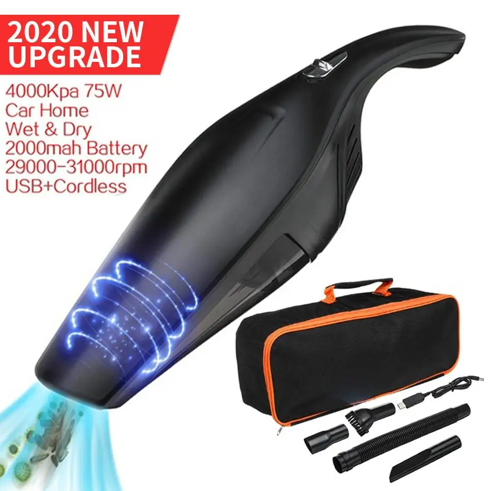 Vacuum Cleaner Car Cleaners Handheld Vacuum Cleaner 75W ABS Durable Portable Debris Cat Litter Pet Hair Liquid Office
Vacuum Cleaner Car Cleaners Handheld Vacuum Cleaner 75W ABS Durable Portable Debris Cat Litter Pet Hair Liquid Office