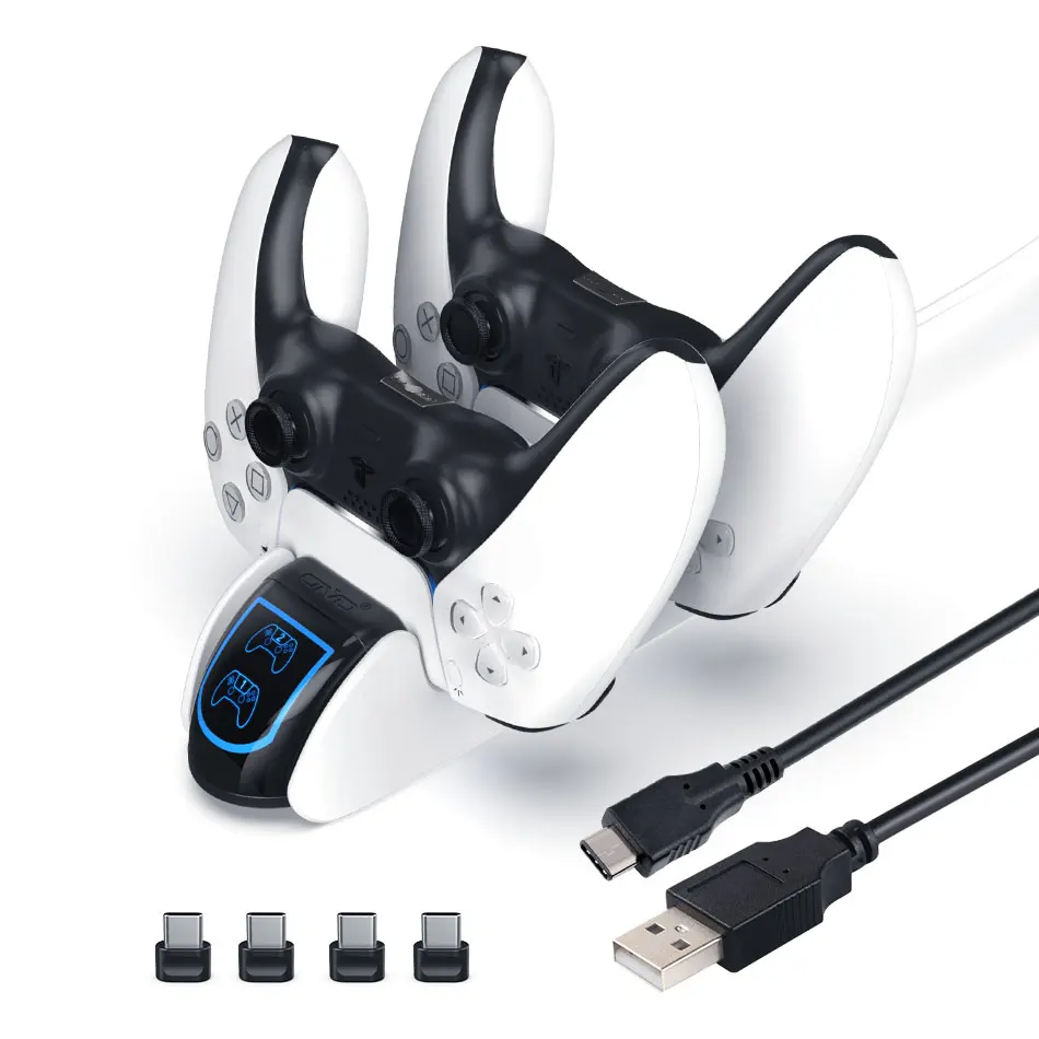 NEW Dual Charging Dock For Controller Handle Fast Charger Station Stand for Play Station 5 Gamepad with LED Indicators
NEW Dual Charging Dock For Controller Handle Fast Charger Station Stand for Play Station 5 Gamepad with LED Indicators