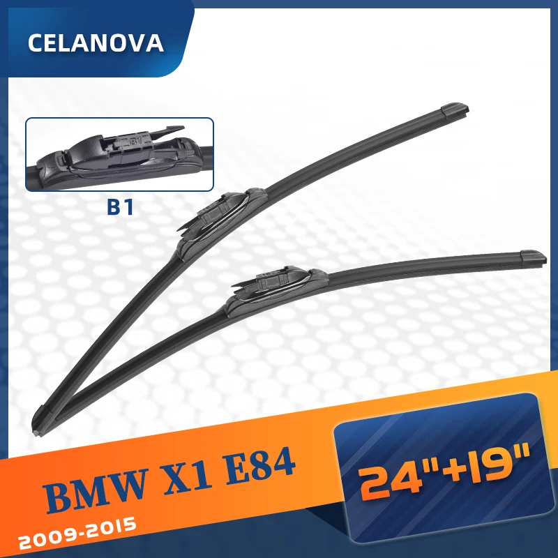 CELANOVA Windshield Wiper Blade For BMW X1 E84 2009 - 2015 24"+19"Frameless Windscreen Rubber wipers
CELANOVA Windshield Wiper Blade For BMW X1 E84 2009 - 2015 24"+19"Frameless Windscreen Rubber wipers