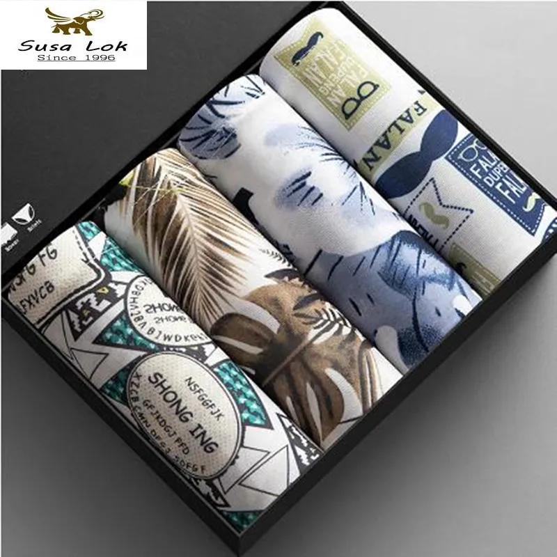 4pcs Fashion Underwear Men Boxers Sexy Men Boxer Soft Breathable Underwear Male Comfortable Panties Underpants Boxershorts Homme
4pcs Fashion Underwear Men Boxers Sexy Men Boxer Soft Breathable Underwear Male Comfortable Panties Underpants Boxershorts Homme