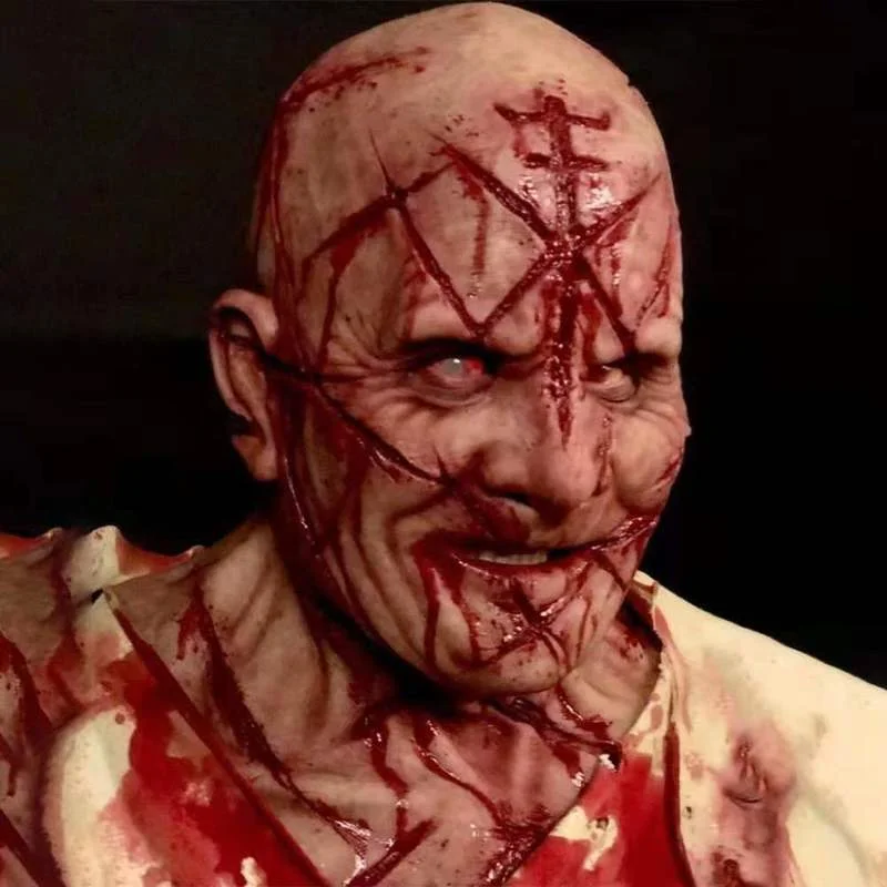 Horror Bald Blood Scar Mask Horror Bloody Headgear 3D Realistic Human Face Headgear Lotion Latex Adult Face Mask Breathable Mask
Horror Bald Blood Scar Mask Horror Bloody Headgear 3D Realistic Human Face Headgear Lotion Latex Adult Face Mask Breathable Mask