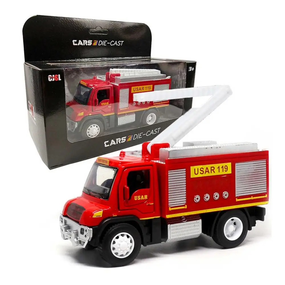 Kids Small Folding Ladder Fire Truck Car Toy Water Spray Fire Truck Car Alloy Car Model Toy Extending Ladder Kids Toys Gift
Kids Small Folding Ladder Fire Truck Car Toy Water Spray Fire Truck Car Alloy Car Model Toy Extending Ladder Kids Toys Gift