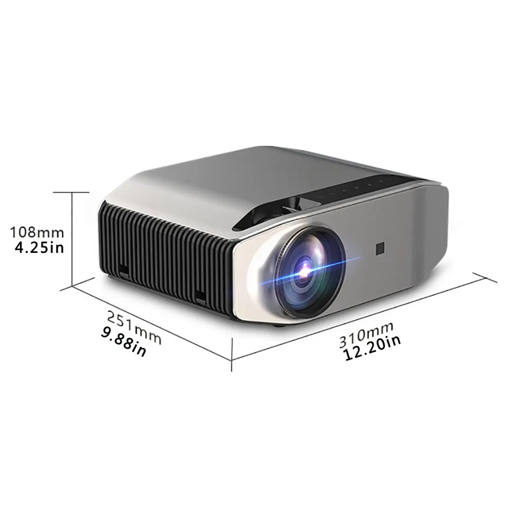 High Definition Led Mini Portable 1080p Projector Home Theater Movie Games Wide Compatibility Video Projector
High Definition Led Mini Portable 1080p Projector Home Theater Movie Games Wide Compatibility Video Projector