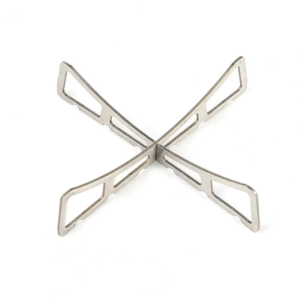 2Pcs Alcohol Stove Cross Stand Stainless Steel Sturdy Cooking Ultra-light Spirit Burner Cross Stand for Outdoor Camping
2Pcs Alcohol Stove Cross Stand Stainless Steel Sturdy Cooking Ultra-light Spirit Burner Cross Stand for Outdoor Camping