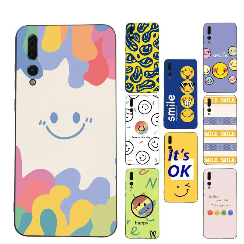Cartoon Smile Face Phone Case Soft Silicone Case For Huaweip30lite p30 20pro p40lite P30 Capa
Cartoon Smile Face Phone Case Soft Silicone Case For Huaweip30lite p30 20pro p40lite P30 Capa