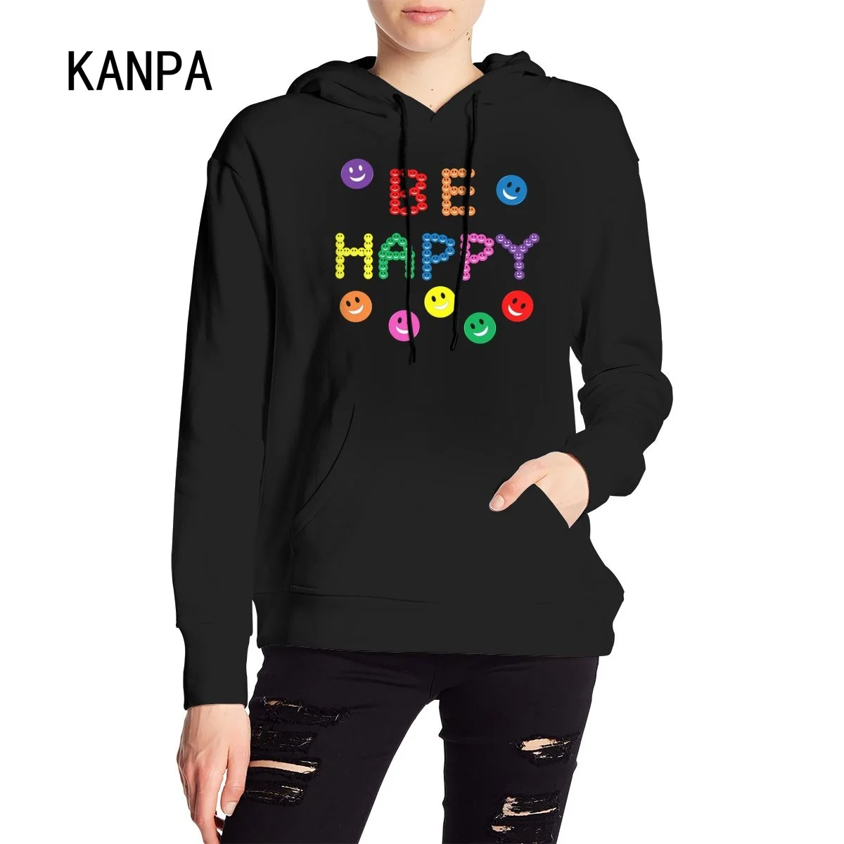 Be Happy Women's Hoodies Autumn Spring Workout Wear Homme Wear Casual Sweater Long Sleeve Sweatshirts Female High Street Shirts
Be Happy Women's Hoodies Autumn Spring Workout Wear Homme Wear Casual Sweater Long Sleeve Sweatshirts Female High Street Shirts