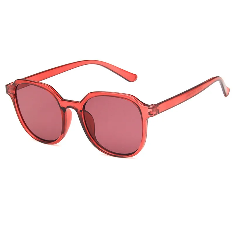 Модные круглые солнцезащитные очки для мужчин и женщин зеркальные солнечные