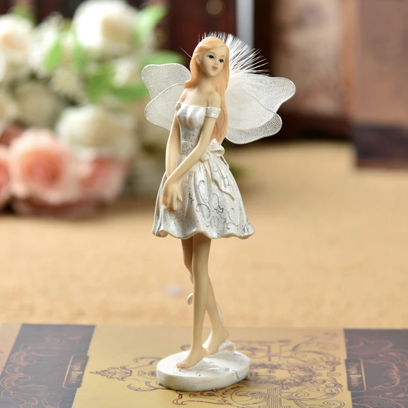 European Creative Flower Fairy Angel Elf Resin Crafts Miniature Figurines Girl Character Garden Room Home Decoration Accessories
European Creative Flower Fairy Angel Elf Resin Crafts Miniature Figurines Girl Character Garden Room Home Decoration Accessories
