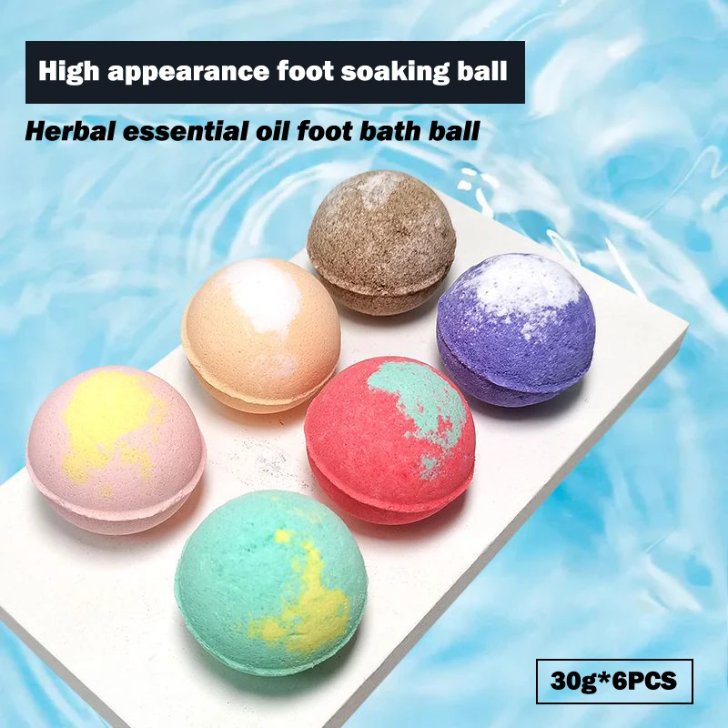 30g*6 Pcs/set Herbal Essential Oil Foot Bath Ball Wormwood Sweating Foot Soaking Moisturizing Skin Relaxing
30g*6 Pcs/set Herbal Essential Oil Foot Bath Ball Wormwood Sweating Foot Soaking Moisturizing Skin Relaxing