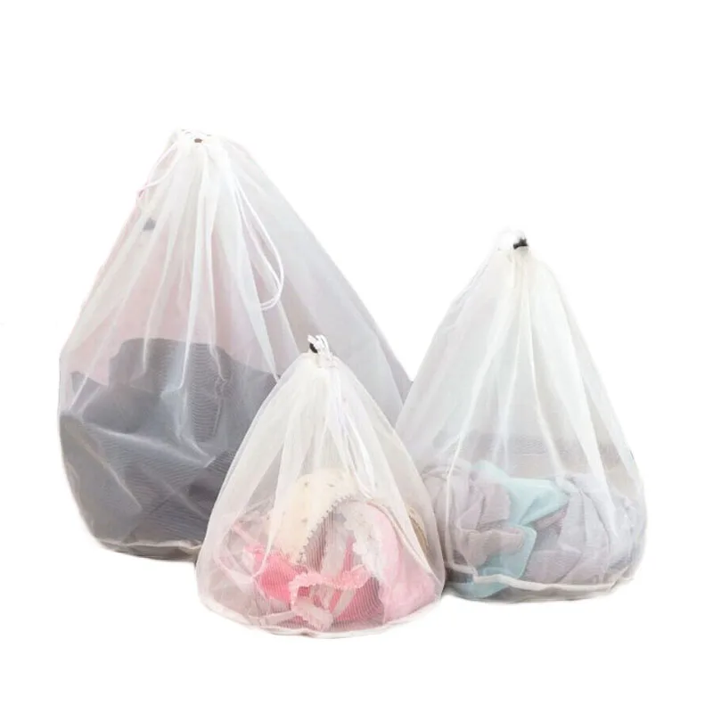 40PCS / LOT Mesh Bra Underwear Luandry Drawstring Bag Large Capacity Mesh Bag Household Cleaning Washing Bags 3 Sizes
40PCS / LOT Mesh Bra Underwear Luandry Drawstring Bag Large Capacity Mesh Bag Household Cleaning Washing Bags 3 Sizes