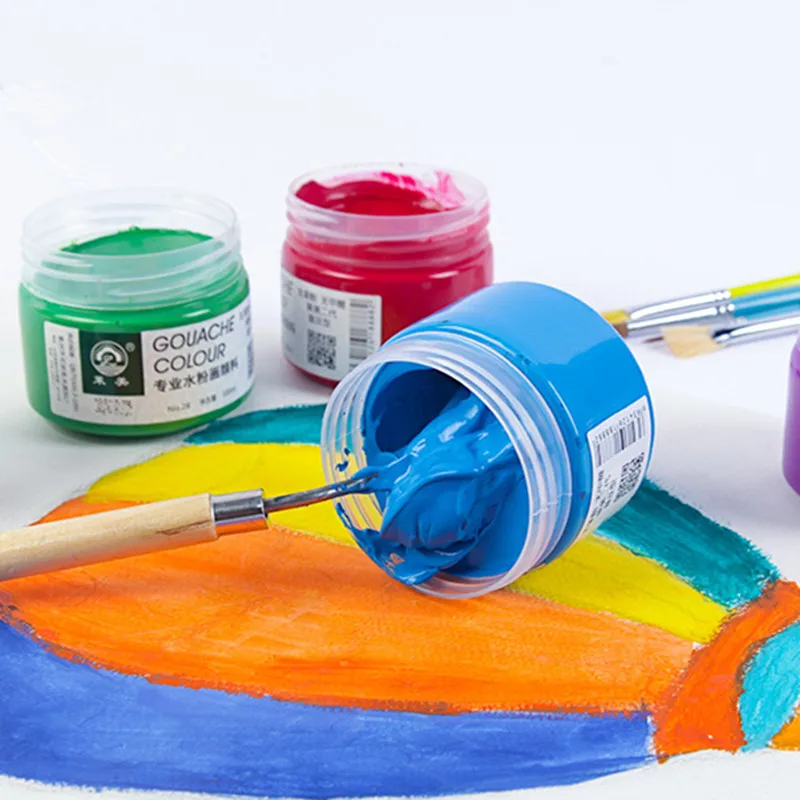 1PCS 100ml Gouache Painting Colour Pigment Watercolor Coloring Textile Painting Drawing Students Watercolor Art Supplies
1PCS 100ml Gouache Painting Colour Pigment Watercolor Coloring Textile Painting Drawing Students Watercolor Art Supplies