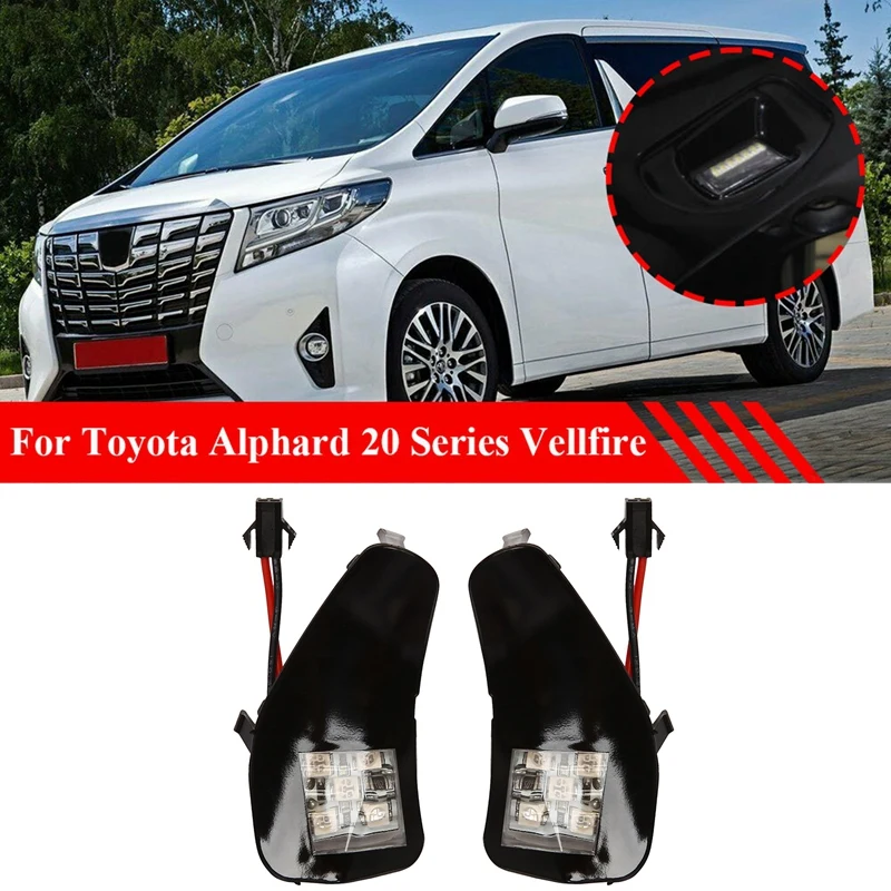 2PCS LED Rearview Puddle Light Under Side Mirror Welcome Lamp for Toyota Alphard 20 Series Vellfire II
2PCS LED Rearview Puddle Light Under Side Mirror Welcome Lamp for Toyota Alphard 20 Series Vellfire II