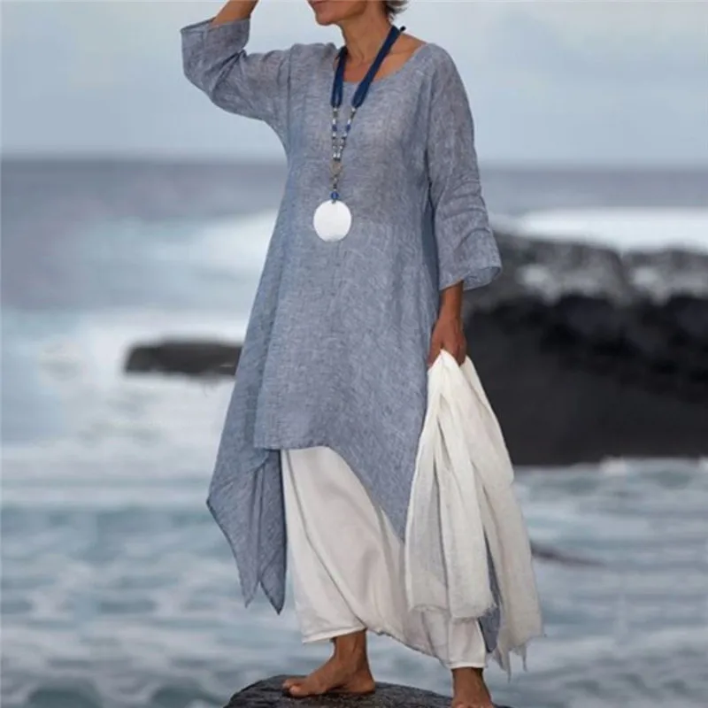 2021 Summer Autumn Plus Size Dresses Women 5XL Loose Long Vintage Dress Boho Shirt Dress Maxi Robe Fashion Female
2021 Summer Autumn Plus Size Dresses Women 5XL Loose Long Vintage Dress Boho Shirt Dress Maxi Robe Fashion Female