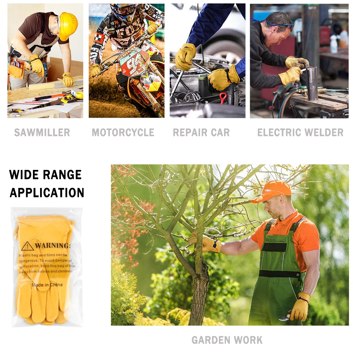 New Men's Work Gloves Cowhide Leather Security Protection Electrician Decoration Safety Welding Garden Working Warm Labor Gloves
New Men's Work Gloves Cowhide Leather Security Protection Electrician Decoration Safety Welding Garden Working Warm Labor Gloves